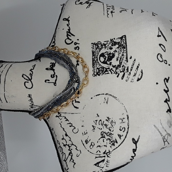 A New Day Necklace Beaded Large Chain Necklace Womens Fashion Beaded Chain - Picture 3 of 5